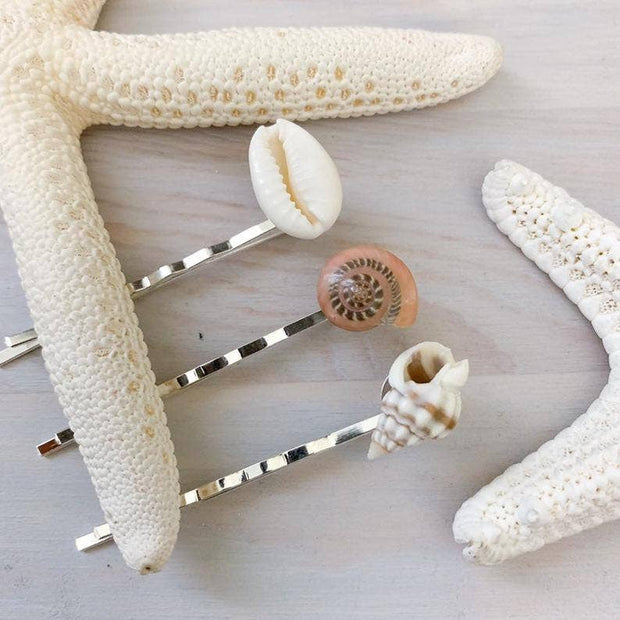 Lani Makana - Sea Shell Bobby Pin Set