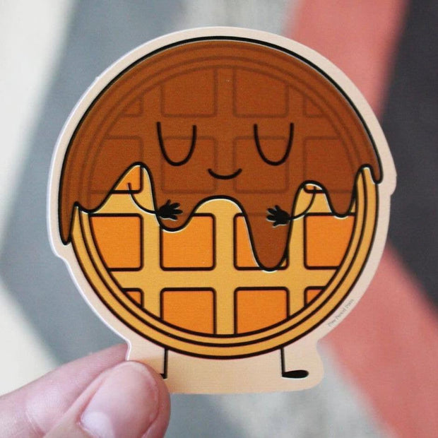 Free Period Press - Waffle Vinyl Sticker