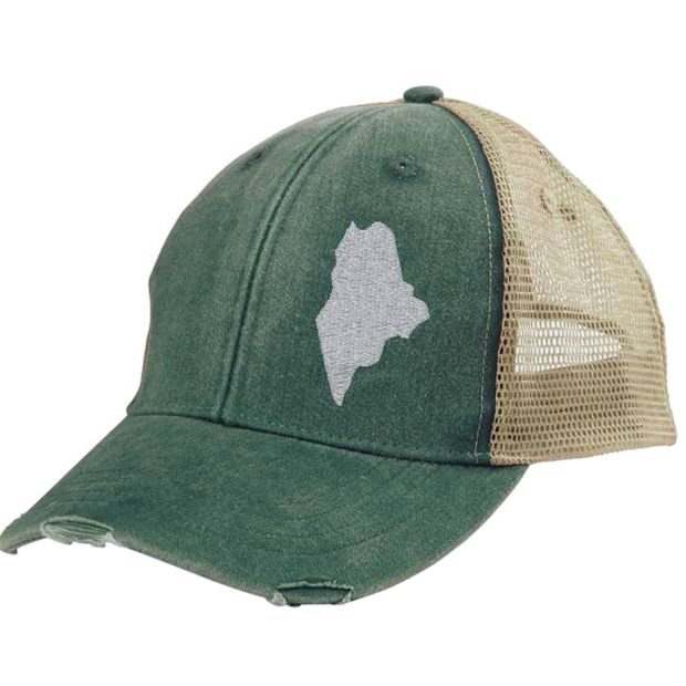Gracie Designs - Off Center State Pride - Maine Hat