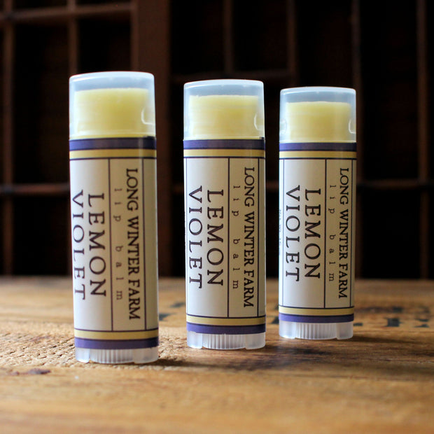 Lemon Violet Lip Balm