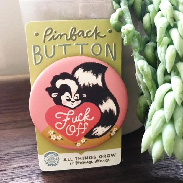 Fuck Off Pinback Button